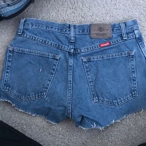 Wrangler jean shorts